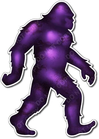 Decals by Haley Brown 12-inch Sasquatch Bigfoot Sticker - Decal Sticker for Car, Truck, Bumper - 3M Vinyl Decal for Vehicle, Indoor/Outdoor Use Sticker, Patriotic Yeti Design in Saudi Arabia