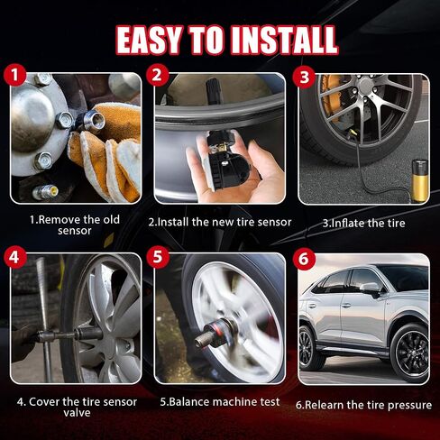 4pcs أجهزة استشعار مراقبة ضغط الإطارات 315 ميجا هرتز TPMS تناسب Bronco EcoSport Edge Escape Extpition Explorer F150 F250 F350 Fiesta Fusion Maverick Muver Mustang Ranger Connect Aviator & More in Saudi Arabia