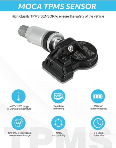 Upgrade TPMS Tire Pressure Sensors 433MHz Compatible with Nissan 2019-2023 Altima 2014-2020 Rogue Replaces# 407003VU0A 407004CB0A 407004CB0B (4PCS) in Saudi Arabia