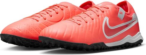 Nike Tiempo Legend 10 Pro Turf Low-Top Soccer Shoes (DV4336-800, Hot Lava/White) in Saudi Arabia