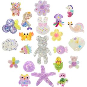 سحر أحذية لطيف بلينغ مجموعة لصالح الحفلات ، 22 قطعة ملحقات زخرفية للحيوانات اللطيفة للثبات والصنادل in Kuwait