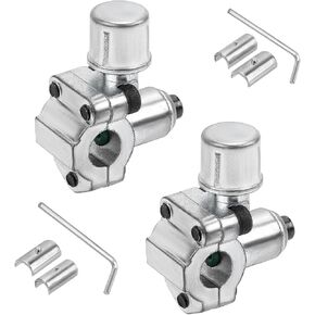 2pcs BPV-31 Piercing Valve & 2 Hex Key & 4 Adapter, Metal Refrigerator Line Tap Valve for 1/4" 5/16" 3/8" Outer Diameter Refrigerator Pipes Replace TJ90BPV31 AP4502525 BPV31D GPV14 in Saudi Arabia