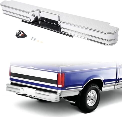مصد خلفي Kuafu متوافق مع 1967-1991 C/K Fleetside 1978-1985 RAM Charger 1978-1998 Ford Bronco F250 F350HD Styleside (متوافق مع 21000 مجموعة تصاعد مركبة FEY) in Kuwait