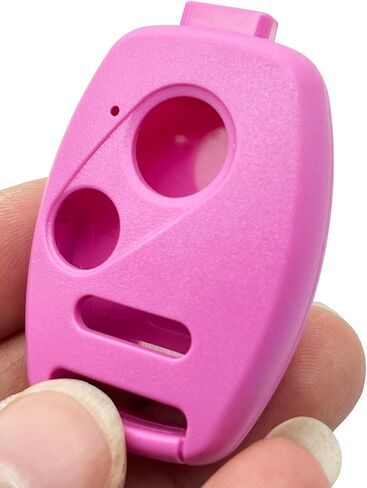 2 حزمة مفتاح FOB SHELL CASE PITS for Honda Accord CIVIC CR-V FIT ODYSSEY PILOT RIDGELINE CR-Z ENTRON SENELL ENTER REMOTE COVER 3 BUNTY BUNTER DENECTION CORPER COLLE REMOTE (أسود + وردي) in Kuwait