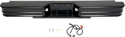 KUAFU Rear Bumper Compatible with 1967-1991 C/K Fleetside 1978-1985 Ram charger 1978-1998 Ford Bronco F250 F350HD Styleside (Compatible with 21000 Fey vehicle specific mounting kit) in Saudi Arabia