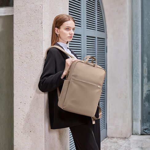 Slim Laptop Backpack for Women, Lightweight Business Backpack for Women Computer Bag Purse for Commuting, Fit 16 Inch, Black in Kuwait