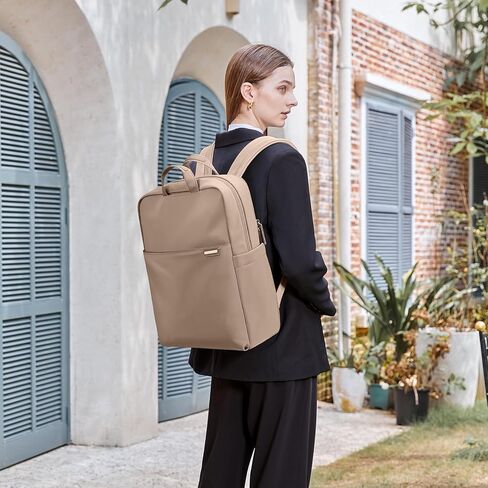 Slim Laptop Backpack for Women, Lightweight Business Backpack for Women Computer Bag Purse for Commuting, Fit 16 Inch, Black in Kuwait