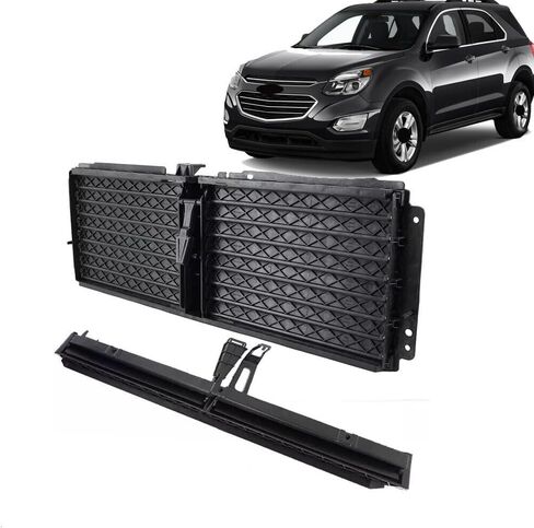 2PCS Front Bumper Radiator Upper & Lower Grille Shutter For GMC Terrain Chevrolet Equinox 2018 2019 2020 2021 2022 84460245 84614525 in Saudi Arabia