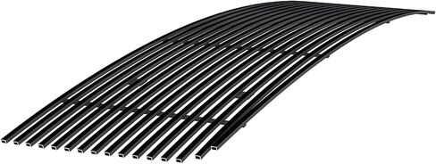 APS Compatible with GMC Sierra 1500 2007-2013 & 07-10 Sierra Denali New Body Main Upper Stainless Steel SS Black Vertical Billet Front Grill Grille Insert S18-H57466G in Saudi Arabia