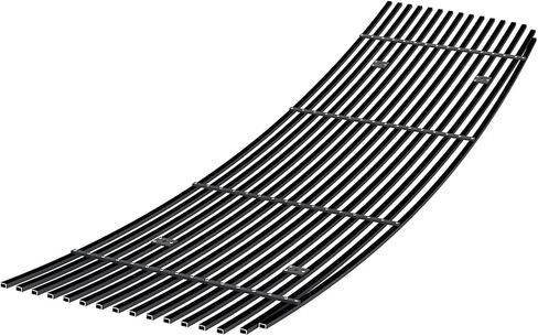 APS Compatible with GMC Sierra 1500 2007-2013 & 07-10 Sierra Denali New Body Main Upper Stainless Steel SS Black Vertical Billet Front Grill Grille Insert S18-H57466G in Saudi Arabia