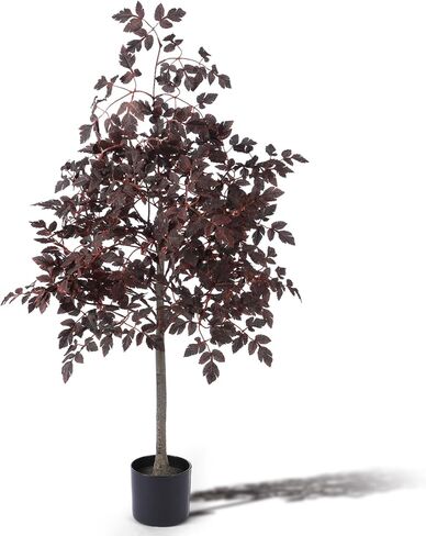 4ft الخريف البرقوق cimicifuga شجرة البذور الشكر الاصطناعي ficus ورقة الشجرة ديكور الخريف ديكور الصعود للحفل in Kuwait