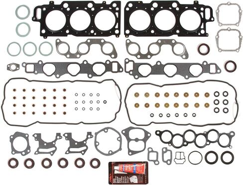 MA-4216958043-7 حلقات مجموعة الحشية الكاملة محامل تناسب 99-03 لكزس تويوتا 3.0 DOHC 1MZFE in Saudi Arabia