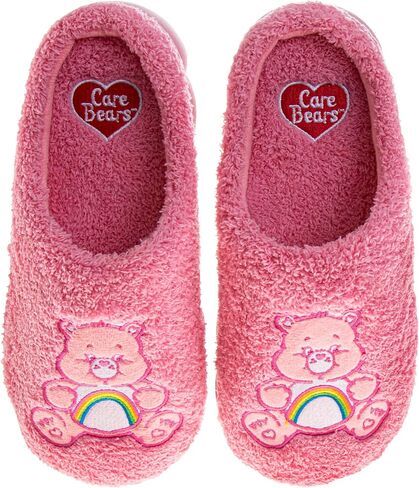 Josmo Care Bear Slippers for Women - Bear Sandal House Shoes - Nonslip Comfy Plush Soft Fluffy Warm (أحجام 5-10 بالغين) in Kuwait