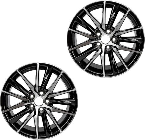مجموعة من 4 عجلات سوداء سوداء 18 بوصة جديدة 18x8 عجلات العجلات ل Toyota Camry 2018 2019 2020 2021 2022 RIMS OE Design Replace in Saudi Arabia