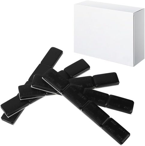 Aain 1/2 oz, zinc-Coated, Adhesive Stick on Wheel Weights, EasyPeel Type. Cars, Trucks, SUVs, Motorcycles, Low Profile, 24 Strips/Box,144pcs in Saudi Arabia
