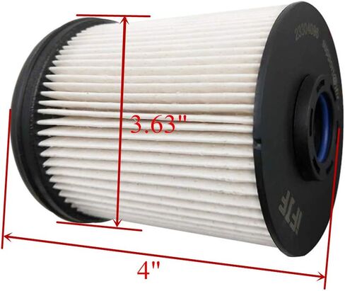iFJF TP1015 Fuel Filter and 134001 Housing Cap Replacement for Duramax 6.6L 2017-2024 Chevy Silverado/GMC Sierra 2500HD 3500HD L5P Diesel Engine(Silver Cap) in Saudi Arabia