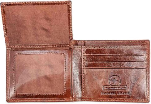 Kangaroo Leather Wallet RFID - 1 Fold in Saudi Arabia