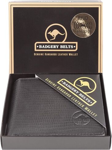 Kangaroo Leather Wallet RFID - 1 Fold in Saudi Arabia