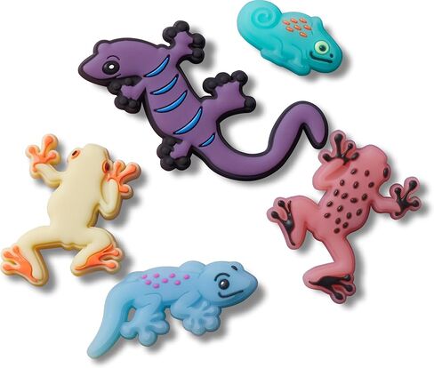 Crocs Unisex Wild Animals and Ocean Friends Collection Multi Packs UV Changing Rainforest 5 Pack in Saudi Arabia