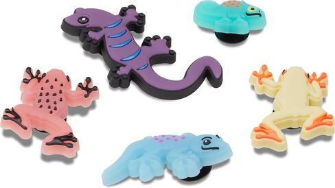 Crocs Unisex Wild Animals and Ocean Friends Collection Multi Packs UV Changing Rainforest 5 Pack in Saudi Arabia