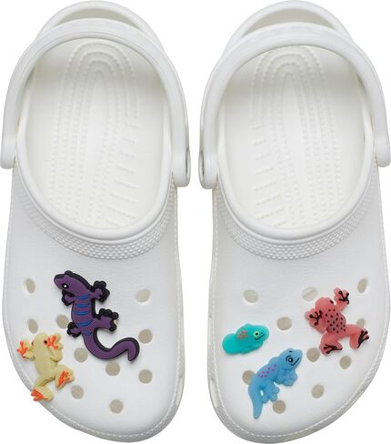 Crocs Unisex Wild Animals and Ocean Friends Collection Multi Packs UV Changing Rainforest 5 Pack in Saudi Arabia