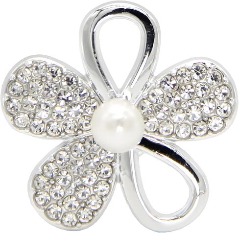 Bling Shoe Charms Set for Women, 14 Pieces with 2 Chains, Rhinestone Butterfly and Flower Decorations for Party Favors in Saudi Arabia