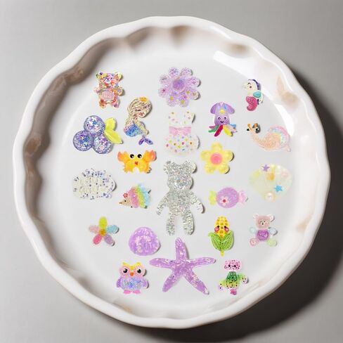 سحر أحذية لطيف بلينغ مجموعة لصالح الحفلات ، 22 قطعة ملحقات زخرفية للحيوانات اللطيفة للثبات والصنادل in Kuwait