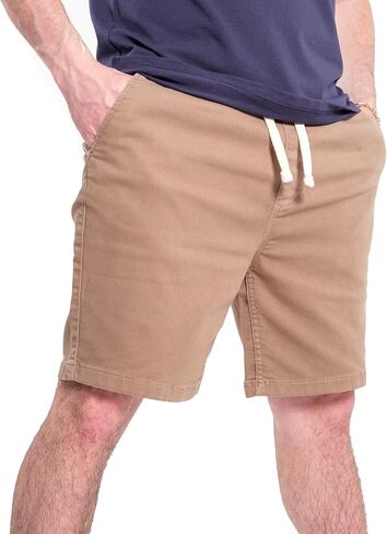 TPJ Mens Denkhaki Athletic Fit Everyday Comfort Shorts in Saudi Arabia