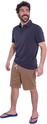 TPJ Mens Denkhaki Athletic Fit Everyday Comfort Shorts in Saudi Arabia