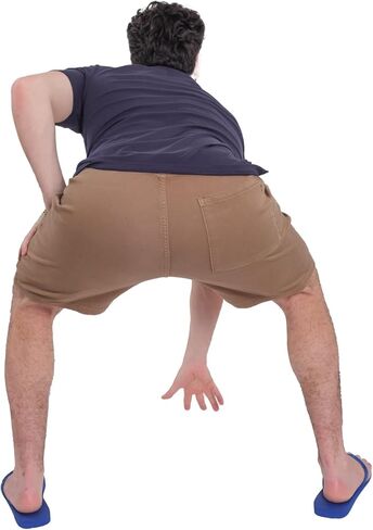 TPJ Mens Denkhaki Athletic Fit Everyday Comfort Shorts in Saudi Arabia