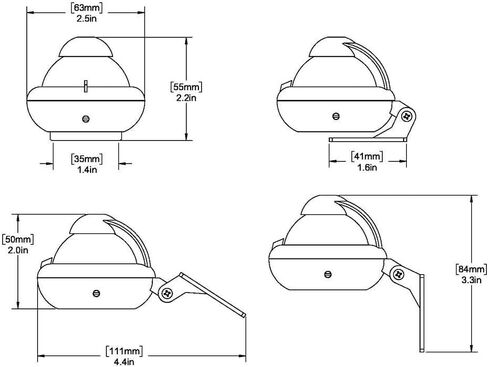 ريتشي الملاحة X-10W-M الرياضة البحرية البوصلة، أسود in Kuwait