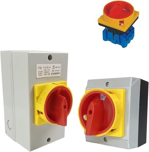 YMD11 Series Isolator Switch Off-ON 25A 32A 3/4P Rotary Changeover Cam Main Interruptor Disconnect Safty Control Circuit LW30(B Type,32A_4P) in Saudi Arabia
