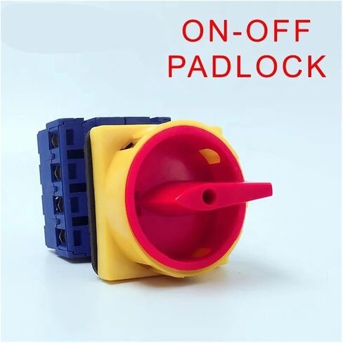 YMD11 Series Isolator Switch Off-ON 25A 32A 3/4P Rotary Changeover Cam Main Interruptor Disconnect Safty Control Circuit LW30(B Type,32A_4P) in Saudi Arabia
