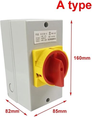 YMD11 Series Isolator Switch Off-ON 25A 32A 3/4P Rotary Changeover Cam Main Interruptor Disconnect Safty Control Circuit LW30(B Type,32A_4P) in Saudi Arabia