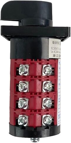 HZ8B-20/3/4 مفتاح التحكم الكهربائي 4 مستويات 20A 0-6 المواقف Universal Detary Rotary CAM Switch Interruptor HZ5B-20/4 in Saudi Arabia