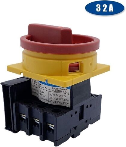 Cam Rotary Switch 2 Position Load Circuit Breaker LW42B-32A 4P Power Cut-Off 380V Isolation On-Off 32A in Saudi Arabia