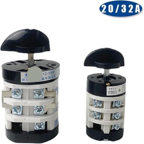 Rotary Changeover Cam Switch for Dig Tire Changer Machine Tyre Handler 32A 690V 3 Poles 3 Positions YMZ12-35/3(20A) in Saudi Arabia