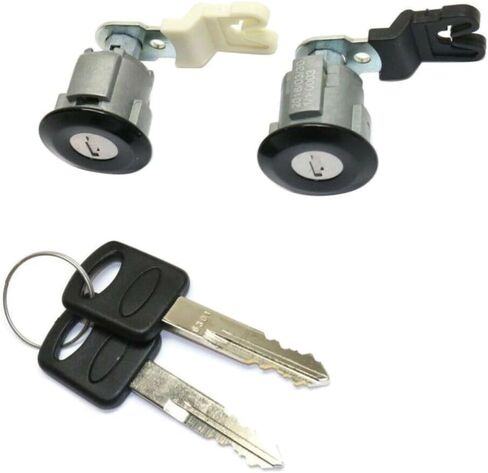 Door Lock Cylinders Set of 2 Front for F250 SuperDuty 05-06,for F350 SuperDuty 05-06,for Explorer 96-04,for Explorer Sport 01-02,for Explorer Sport Trac 01-04 E- Superduty Pair in Saudi Arabia