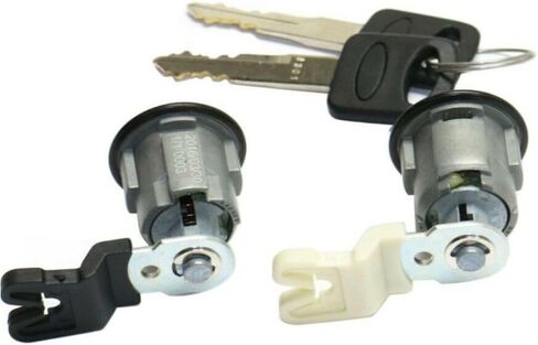 Door Lock Cylinders Set of 2 Front for F250 SuperDuty 05-06,for F350 SuperDuty 05-06,for Explorer 96-04,for Explorer Sport 01-02,for Explorer Sport Trac 01-04 E- Superduty Pair in Saudi Arabia