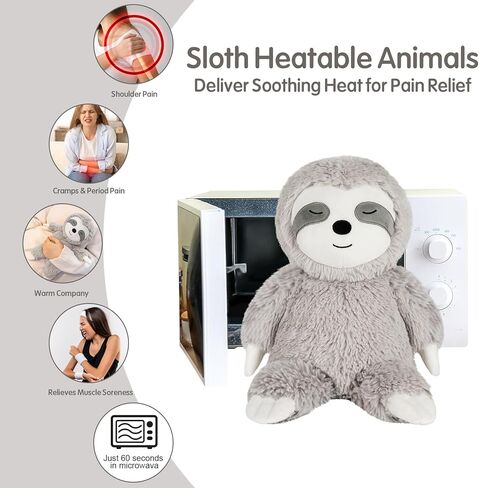 Weighted Stuffed Animals Highland Cow Plush Heated Microwavable Weighted Plushies Stuffy Lavender Scented Highland Cow Stuffed Animal Calming Gift for Kids and Adults in Kuwait