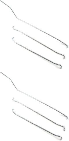 6 Pieces - Door Lock Rod Set Left Hand Left Driver Side for Ford for Mustang in Saudi Arabia