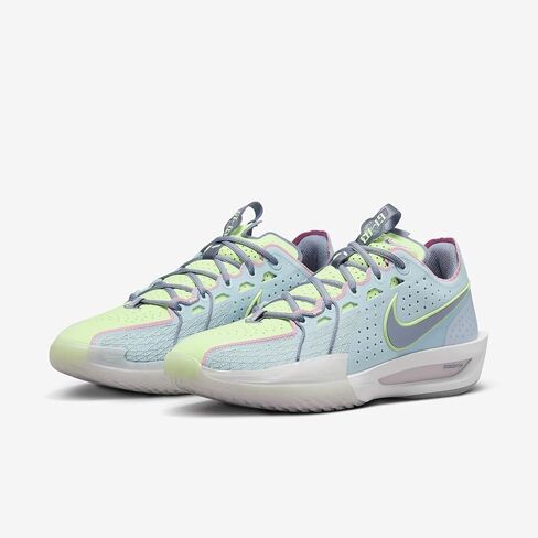 Nike G.T. Cut 3 Basketball Shoes (DV2913-401, Glacier Blue/Bright Mandarin/Ashen Slate) Size 13 in Saudi Arabia