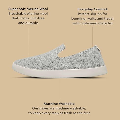 Allbirds Men's Wool Loungers Everyday Slip-On Sneakers in Saudi Arabia