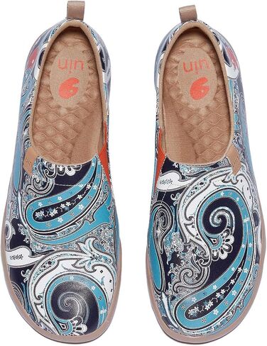 UIN Men's Walking Travel Shoes Slip On Microfiber Casual Loafers Lightweight Comfort Fashion Sneaker in Saudi Arabia