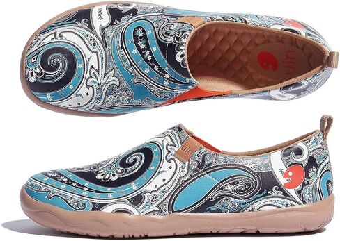 UIN Men's Walking Travel Shoes Slip On Microfiber Casual Loafers Lightweight Comfort Fashion Sneaker in Saudi Arabia