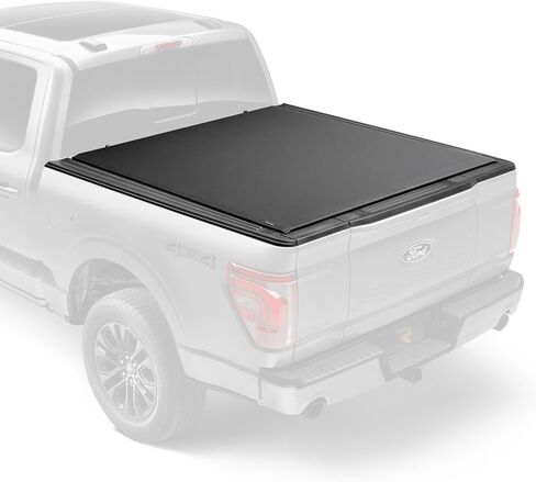 غطاء تونيو لسرير الشاحنة من RealTruck TruXedo TruXport ناعم قابل للطي | 256101 | يناسب سرير تويوتا تاكوما 2024 مقاس 5 بوصات (60 بوصة) in Kuwait