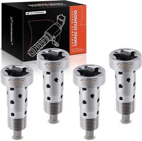 A-Premium 4-PC Engine Variable Valve Timing (VVT) Solenoid Compatible with BMW C300, C350, C350e, C400, C43, C450, C63, E300, E350, E400, E43, E550, E63, GLK350, GLE350, GLE400, GLE43, GLE450, GLE63 in Saudi Arabia