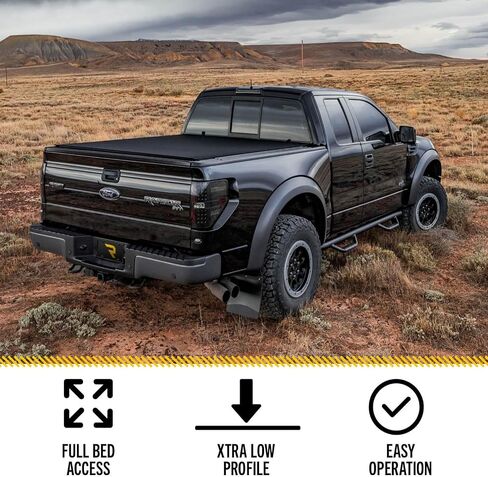 غطاء تونيو لسرير الشاحنة من RealTruck TruXedo TruXport ناعم قابل للطي | 256101 | يناسب سرير تويوتا تاكوما 2024 مقاس 5 بوصات (60 بوصة) in Kuwait