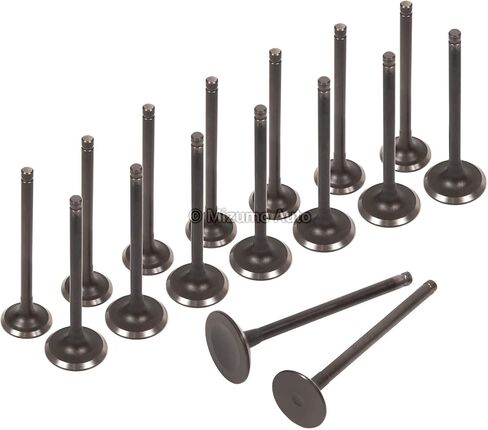 Evergreen IEV2021 Compatible With 92-01 Toyota Camry Celica MR2 Rav4 2.0 2.2 3SFE 5SFE Intake Exhaust Valves (without Valve Stem Seals) in Saudi Arabia
