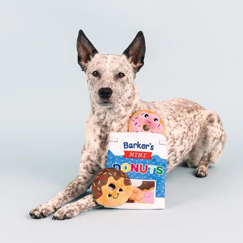 Fringe Studio Hide & Seek Burrow Plush Dog Toy ، Happy Campers (289216) ، متعدد الألوان in Kuwait